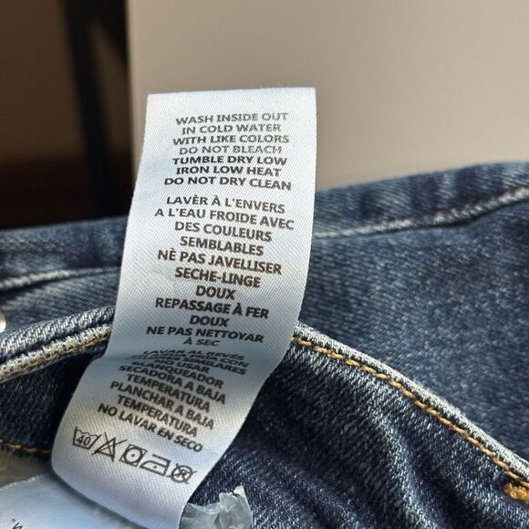 Good American Good Legs Cig Raw-Edge Jeans size 16 - Picture 6 of 9